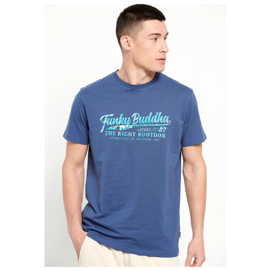 Funky Buddha Ανδρική κοντομάνικη μπλούζα